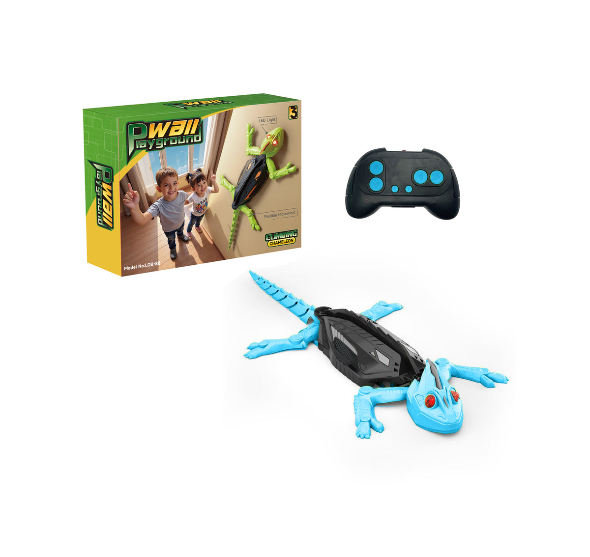 Wall-Climbing Lizard Chameleon – Remote Control Reptile Toy