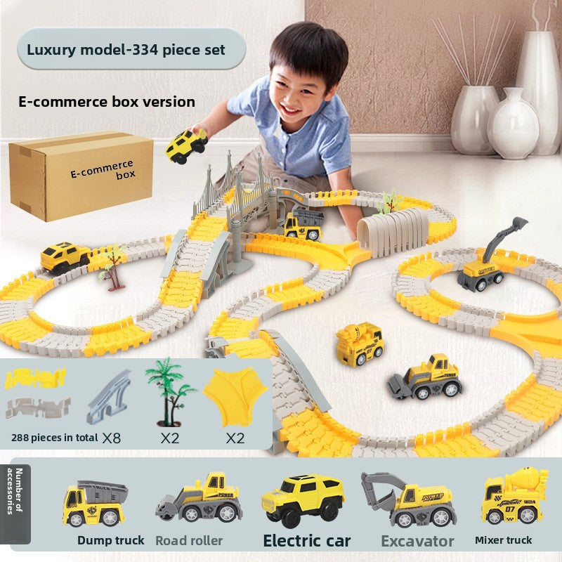 Meow Rail Car Engineering Toy – Fun Construction Train Set for Kids